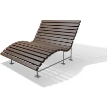 Liegebank Eldorado braun
