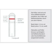 Halbkugelkopfpoller Zeichnung