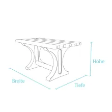 Tisch Tivoli Abmessung